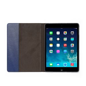 【iPad Air】ZENUS Masstige Metallic Diary スタンド機能付（navy）