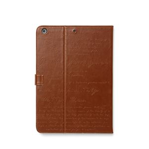 【iPad Air】ZENUS Masstige Lettering Diary（マステージ レタリングダイアリー）スタンド機能付 合成皮革 ハイブリッド（brown）