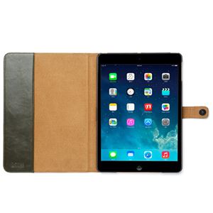 【iPad Air】ZENUS Masstige Lettering Diary（マステージ レタリングダイアリー）スタンド機能付 合成皮革 ハイブリッド（deepkhaki）