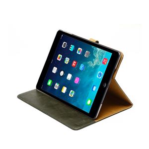 【iPad Air】ZENUS Masstige Lettering Diary（マステージ レタリングダイアリー）スタンド機能付 合成皮革 ハイブリッド（deepkhaki）