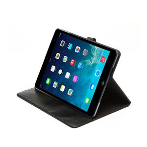 【iPad Air】ZENUS Masstige Lettering Diary（マステージ レタリングダイアリー）スタンド機能付 合成皮革 ハイブリッド（black）