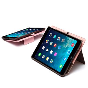 【iPad Air】ZENUS Masstige E-Note Diary（マステージイーノートダイアリー）スタンド機能付 イタリアン合成皮革（pink）
