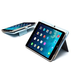 【iPad Air】ZENUS Masstige E-Note Diary（マステージイーノートダイアリー）スタンド機能付 イタリアン合成皮革（blue）