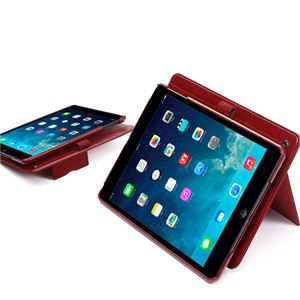 【iPad Air】ZENUS Masstige Neo Classic Diary スタンド機能付 イタリアン合成皮革（winered）