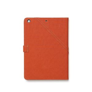 【iPad Air】ZENUS Cambridge Diary スタンド機能付 イタリアンファブリック ハイブリッド（orange）