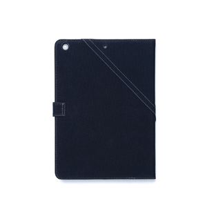 【iPad Air】ZENUS Cambridge Diary スタンド機能付 イタリアンファブリック ハイブリッド（navy）