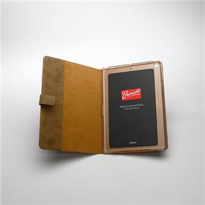 【iPad Air】ZENUS Rolling Stones All Over Tongue Cloud Diary（ローリングストーンズ オールオーバータン クラウドダイアリー） ハイブリッド 自動オン・オフ機能付 スタンド機能 マグネット留具（Cloud brown）