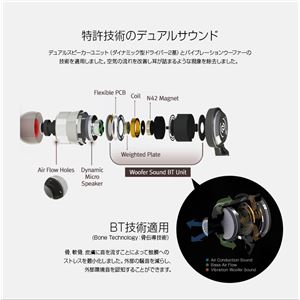 DUALS 3D Woofer earphone T3 Pro