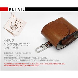 HANSMARE ITALY LEATHER AirPods CASE ブラック