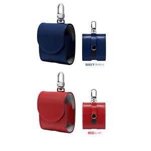 HANSMARE ITALY LEATHER AirPods CASE レッド