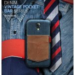 docomo【GALAXY S4 SC-04E】Masstige Denim Vintage Pocket Bar（マステージ デニムビンテージポケット） Z2049GS4