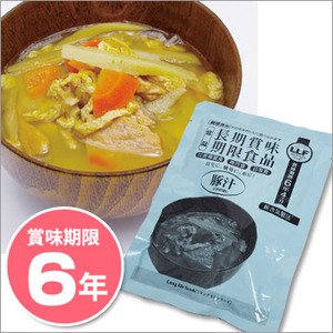 非常食 LLF食品 豚汁180g　×５０パック　☆長期賞味期限６年以上　災害備蓄にも