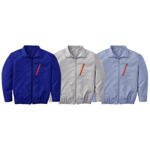 空調服 長袖ブルゾンワイドファンタイプ ブルー 2L ブルー