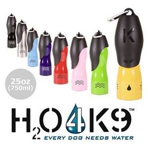 【ペット用品】犬用　お散歩携帯水筒「H2O4K9」 大ボトル（バイオレット）