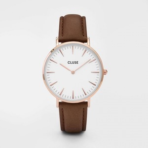 CLUSE(�N���[�X�jLA BOHEME ROSE GOLD - 38mm  White/Brown