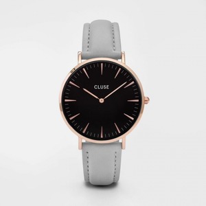 CLUSE(�N���[�X�jLA BOHEME ROSE GOLD - 38mm Black/Grey