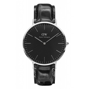 Daniel Wellington(�_�j�G���E�F�����g��)CLASSIC BLACK Silver 40mm�@Reading�@