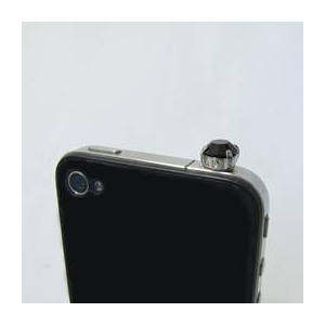 ジャックピアス ワン (JackPierce ONE) シルバーメッキ×ジェット(スワロフスキー・エレメント)