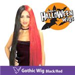 RUBIE'S i[r[Yj 51199 Gothic Wig -Black^RediEBbOj