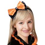 RUBIE'S i[r[Yj 802278 Orange Ribbon Headband