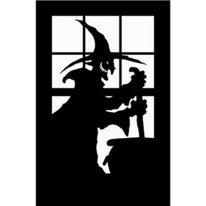 RUBIE'S i[r[Yj M36753 Scary Silhouette Witch