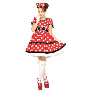 RUBIE'S（ルービーズ） 95074 Gothic Costume Adult Minnie Red ゴシックミニー レッド Stdサイズ