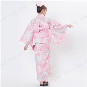 リボンリボンマイメロディ浴衣（結び帯付き2点セット）※ハンガー付き専用袋 ピンク（PK）