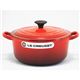 Le Creuset（ル・クルーゼ） 両手鍋 ココット・ロンド 22cm チェリーレッド