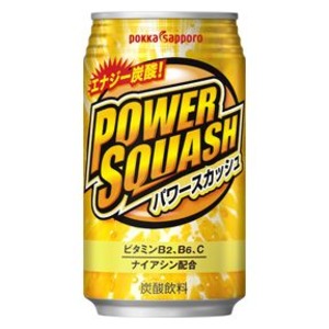 【まとめ買い】ポッカサッポロ パワースカッシュ 350ml 缶 48本入り【24本×2ケース】