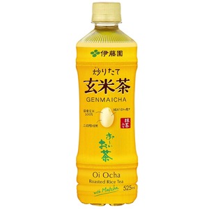 【まとめ買い】伊藤園 おーいお茶 抹茶入り玄米茶 ペットボトル 525ml&times;24本（1ケース）