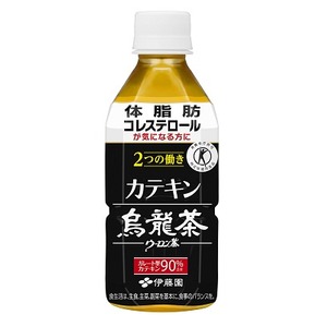 【まとめ買い】伊藤園 2つの働き カテキン烏龍茶 PET 350ml&times;24本（1ケース）