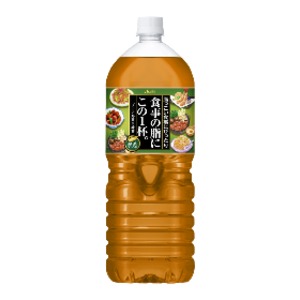 【まとめ買い】アサヒ  食事の脂にこの1杯。緑茶ブレンド PET 2.0L&times;6本（1ケース）