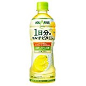 【まとめ買い】コカ・コーラ アクエリアス 1日分のマルチビタミン ペットボトル 500ml&times;24本（1ケース)