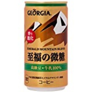 【まとめ買い】コカ・コーラ ジョージア エメラルドマウンテンブレンド 至福の微糖 缶 185g&times;30本（1ケース）