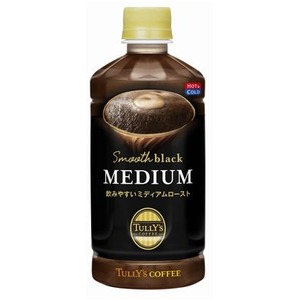 【まとめ買い】伊藤園 TULLY'S COFFEE Smooth black MEDIUM ペットボトル 500ml&times;24本（1ケース）
