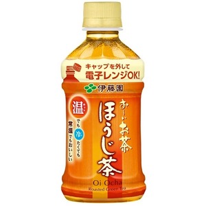 【まとめ買い】伊藤園 おーいお茶 ほうじ茶 電子レンジ対応 ホットPET 345ml&times;24本（1ケース）