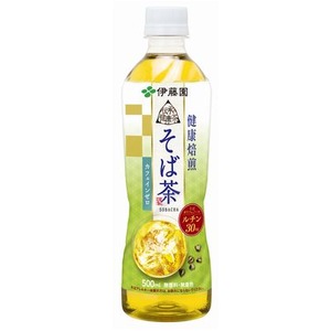 【まとめ買い】伊藤園 伝承の健康茶 健康焙煎 そば茶 500ml&times;24本(１ケース) ペットボトル