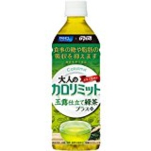 【まとめ買い】ダイドー 大人のカロリミット玉露仕立て緑茶プラス  『機能性表示食品』 PET 500ml&times;24本（1ケース）