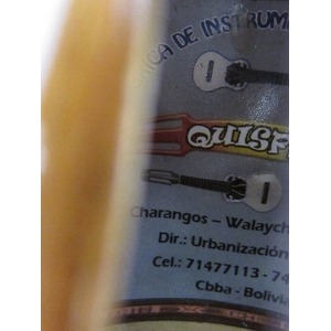 【CHARANGO PRO QUISPE】民族楽器、ボリビア製 キスペ制作のチャランゴ プロ用★ソフトケース付