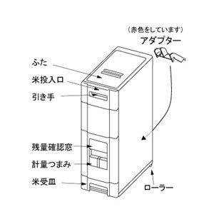 【訳あり・在庫処分】 マッキンリー 米びつ ライスボックス 32kg収納型 RB-130／WM