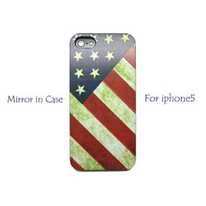 iPhone5★Mirror In Case★ケースをスライドさせれば、ミラーが出てくるケース!!【全6デザイン】