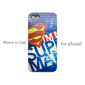 iPhone5★Mirror In Case★ケースをスライドさせれば、ミラーが出てくるケース!!【全6デザイン】