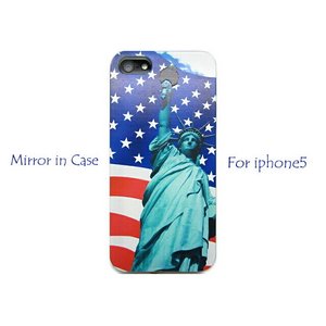 iPhone5★Mirror In Case★ケースをスライドさせれば、ミラーが出てくるケース!!【全6デザイン】
