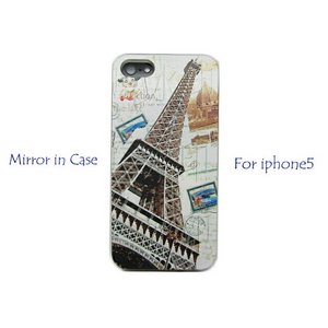 iPhone5★Mirror In Case★ケースをスライドさせれば、ミラーが出てくるケース!!【全6デザイン】