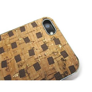iPhone5★コルクを使用した今までにない斬新なデザインのiPhone5ケース!!【全3色】 ブラウン