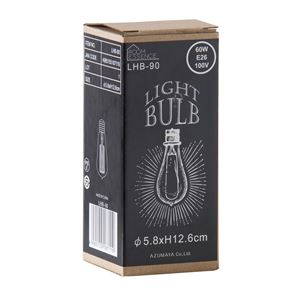 エジソン球 S (E26/60W) LHB-90 電球/エジソンバルブ