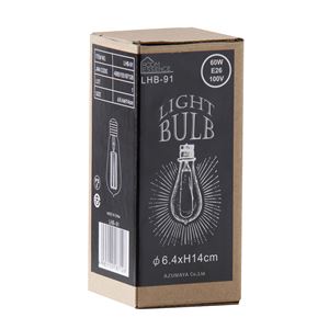 エジソン球 L (E26/60W) LHB-91 電球/エジソンバルブ