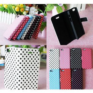 iPhone5 ケースドット柄手帳ケースdot diary case スマホケース スマートフォン au SoftBank/パールブラック