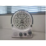 SF385B タイムリー LEDライト搭載 充電式 扇風機