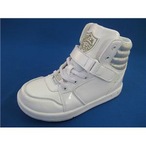 【M. L. K. KIDS】キッズ用ダンスシューズ VKR-034 WHITE 23.0